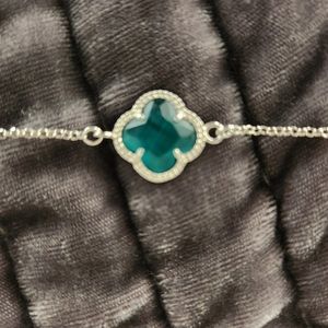 V and A  inspired silver bracelet